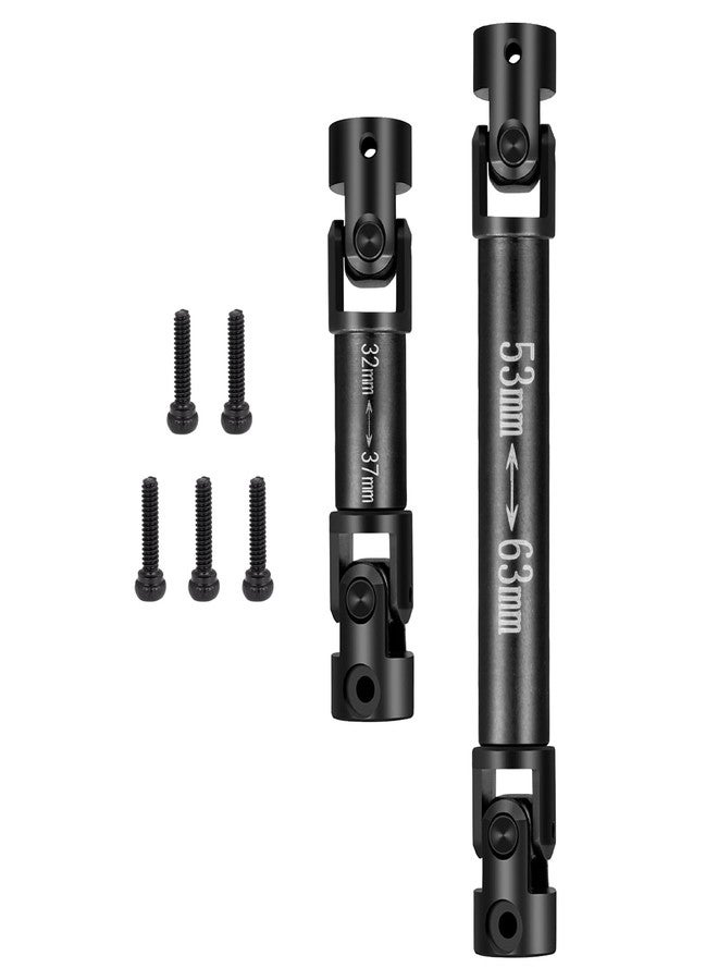 MORFUM SCX24 D-Shaped Hole Drive Shaft 18g Harden Steel Front Rear Center Drive Shaft for Axial SCX24 GX470 1/24 RC Crawler Upgrade Parts - Image 1